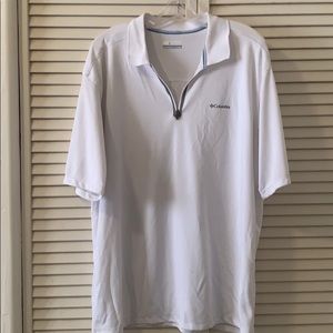 White Omni-Freeze Columbia Polo